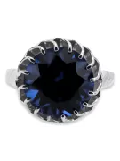 Ring Vintage Jewlery Sapphire Sterling silver 925 vrc035s